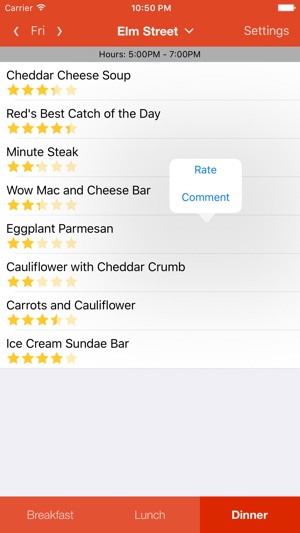 Exeter Dining Halls(圖2)-速報App