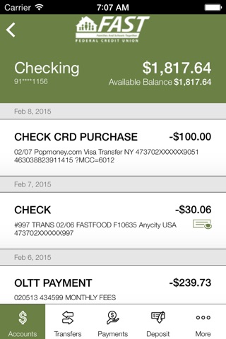 FAST Credit Union screenshot 4