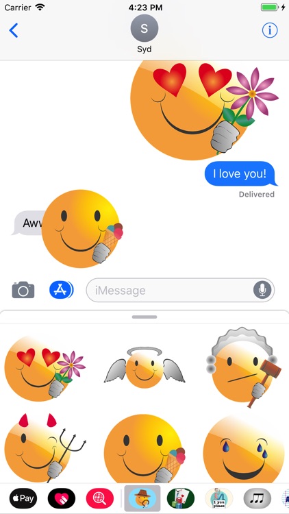 Adventure Smily Face Stickers