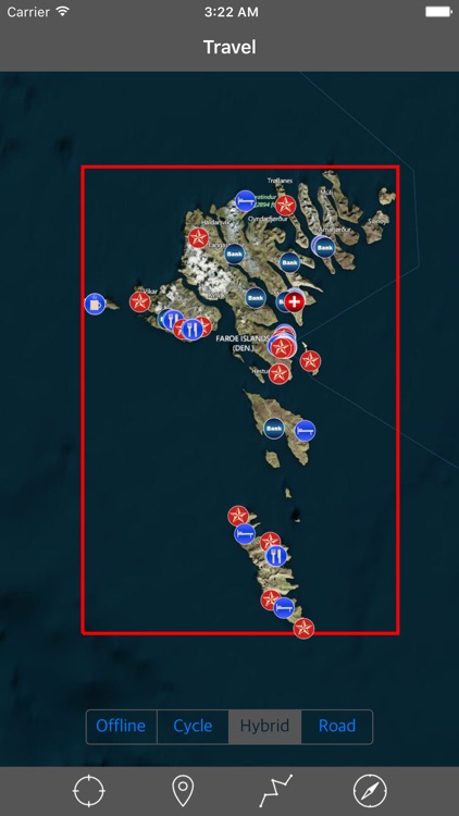 FAROE ISLANDS – GPS Travel Map Offline Navigator