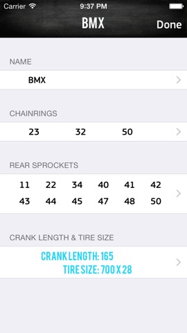 Bike Gear Calculator : Bike Gears, Cycling Gearのおすすめ画像4