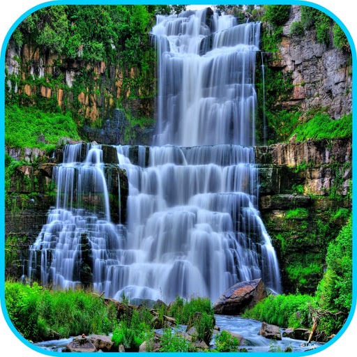 Waterfall Wallpapers Backgrounds HD & Games icon