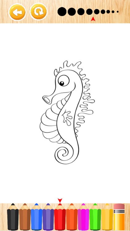 Ocean Animals Coloring Book for Children HD