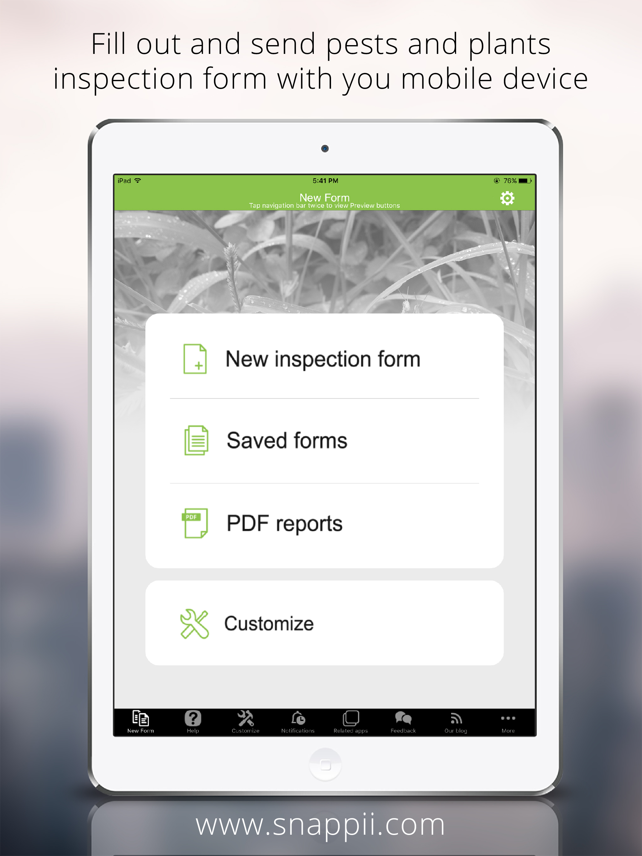 Pests and Plants Inspection Form screenshot 7