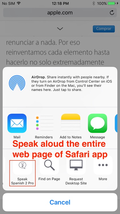 SpeakSpanish 2 FREE (12 Spanish Text-to-Speech) screenshot-4