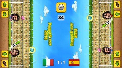 Puppet Soccer 2014 - Football championship in big head Marionette World Screenshot