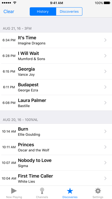 Radio Netherlands iPhone screenshot 5 - Music app