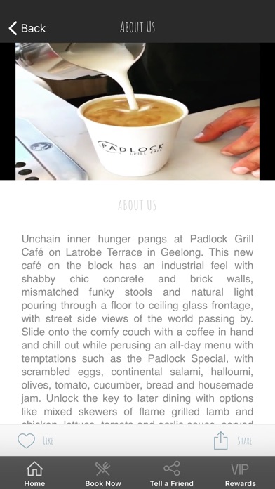 Padlock Grill Cafe screenshot 3