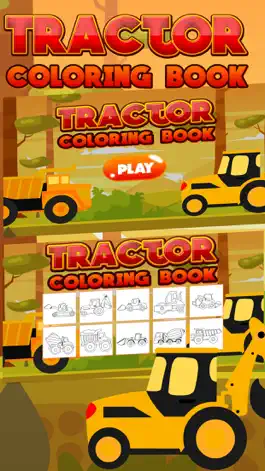 Game screenshot Tractor Coloring Kids Game mod apk