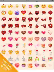 adorable couple love stickers iPad Captures Décran 3