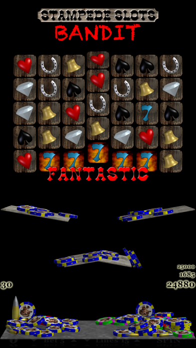 Bandit Slots: Stampede Edition.のおすすめ画像1