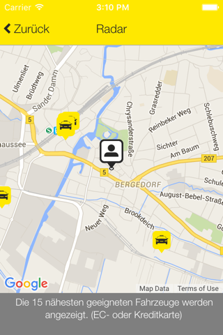 Taxi Bergedorf screenshot 4