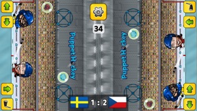 Puppet Ice Hockey: Championship of the big head nofeet Marionette slapshot stars screenshot