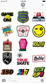 True Skate Stickers iphone bilder 0