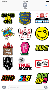 True Skate Stickers screenshot