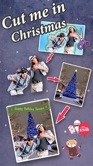 Cut Me In Christmas Photos - Change Yr Look to Santa Claus & Xmas Elfのおすすめ画像1