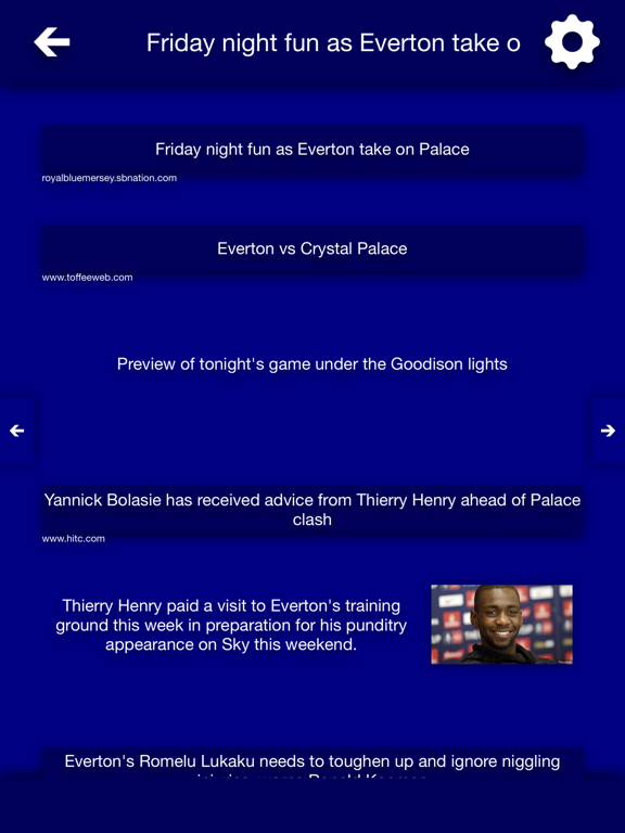 Screenshot #5 pour All The News - Everton FC Edition