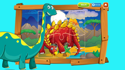 Screenshot #2 pour Dinosaur Jigsaw for Preschool Bedtime Activities