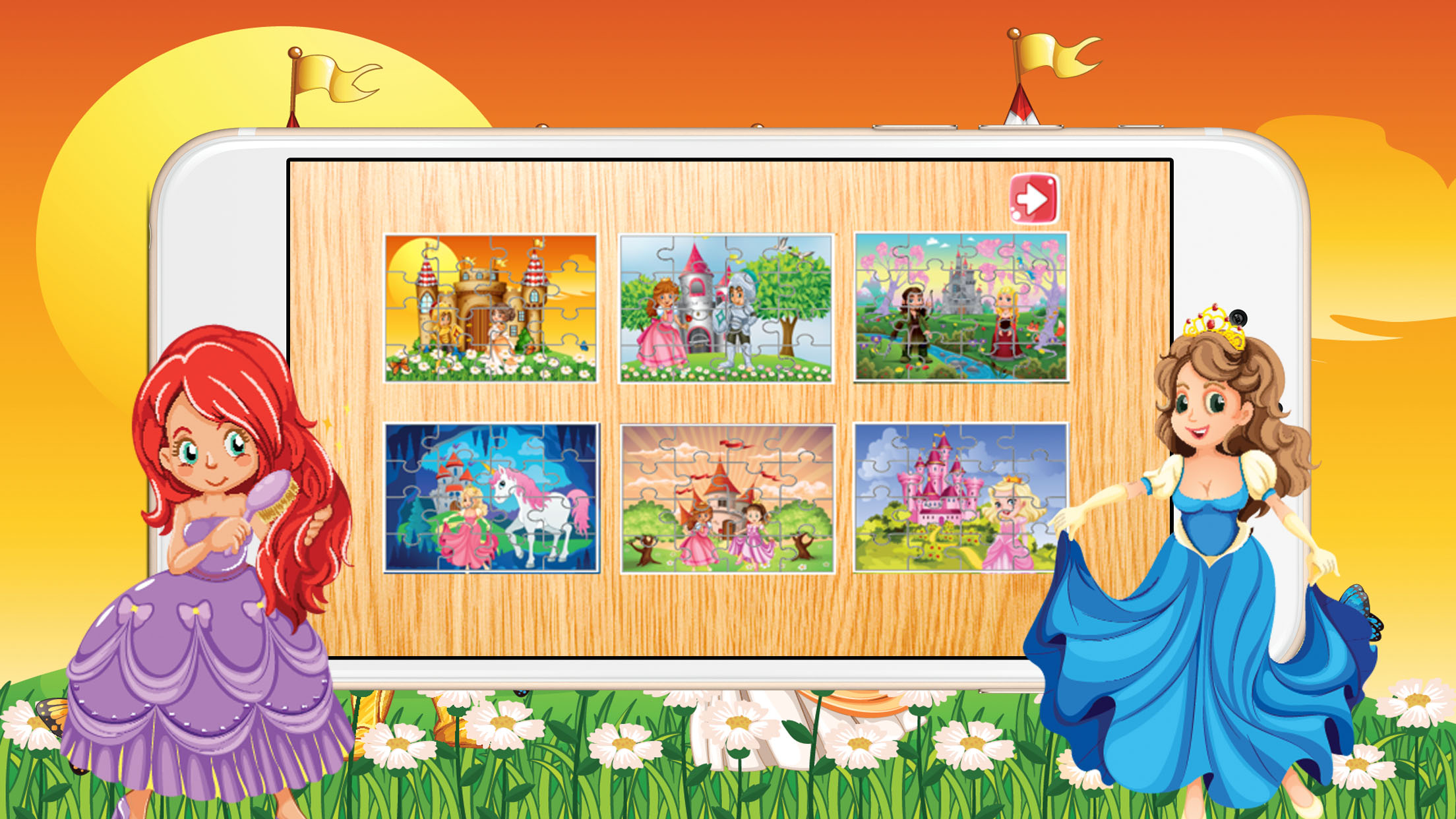 Princess Pony Jigsaw Puzzle for Toddlers and Girl