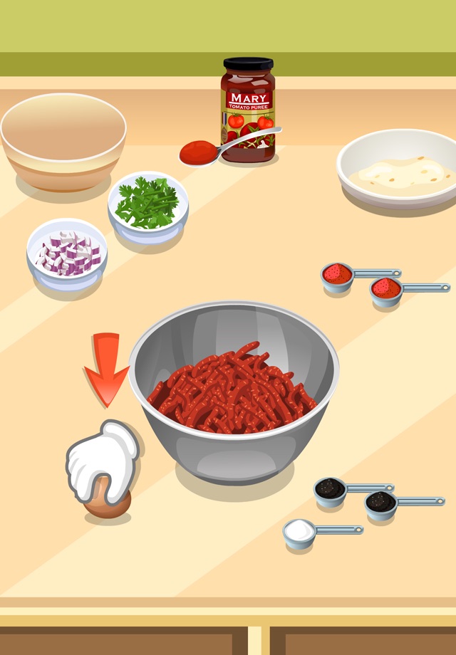 Tessa’s Kebab – learn how to bake your kebab in this cooking game for kids screenshot 2