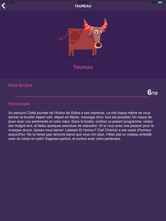 Screenshot #6 pour Horoscope Plus !