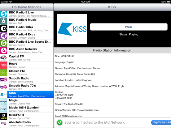 Screenshot #6 pour UK Radio Live (United Kingdom)