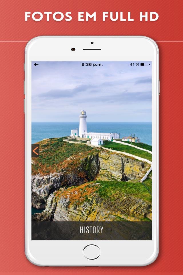 Wales Travel Guide with Offline City Street Map screenshot 2