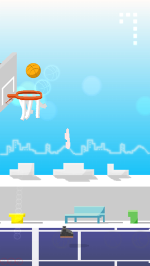 Flick Throw Basketball