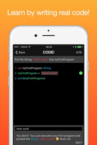 Code! Learn Swift Version screenshot 2