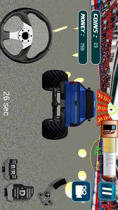 Screenshot #2 pour Camion monstre au volant stationnement Jeu 2017
