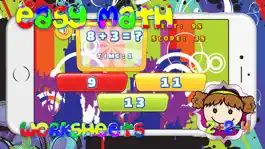 Game screenshot Easy 1st Grade Math Game Online Worksheets for Kid apk