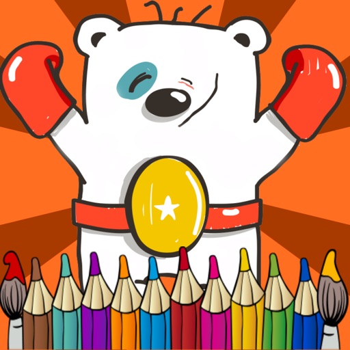 Sport Bear All Coloring Game Free Fun Crayon Game For Toddlers iOS App