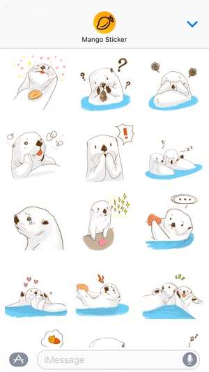 HADARI of seashore village - Mango Sticker(圖1)-速報App
