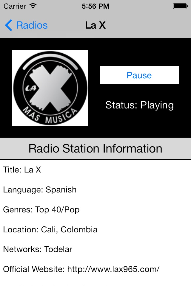 Colombia Radio Live Player (Bogotá / español) screenshot 2