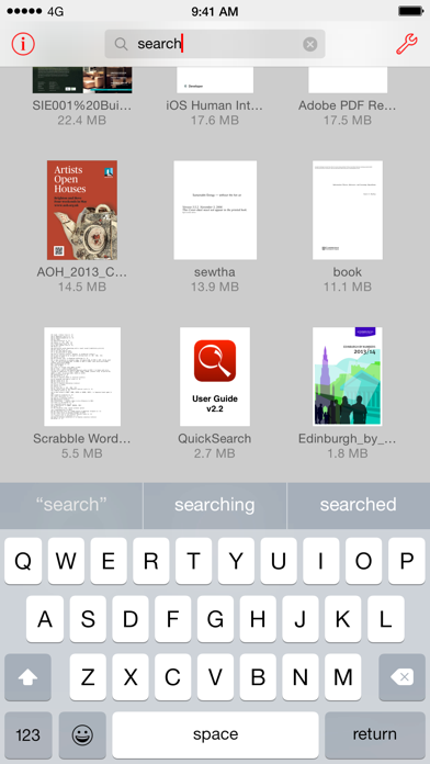 QuickSearch PDF Reader Screenshot