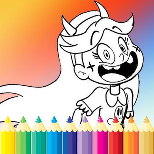 Coloring Book Education Game For Kid - Star vs Forces of Evil Edition Drawing And Painting Free Game HD