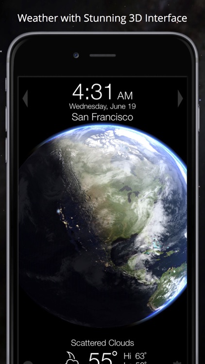 Living Earth - Clock & Weather