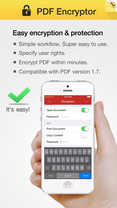 Screenshot #2 pour PDF Encryptor