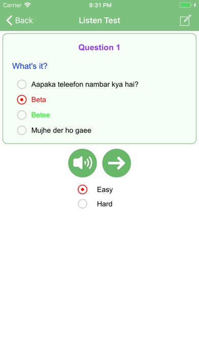 Learn Hindi Quick Phrasebook screenshot 4