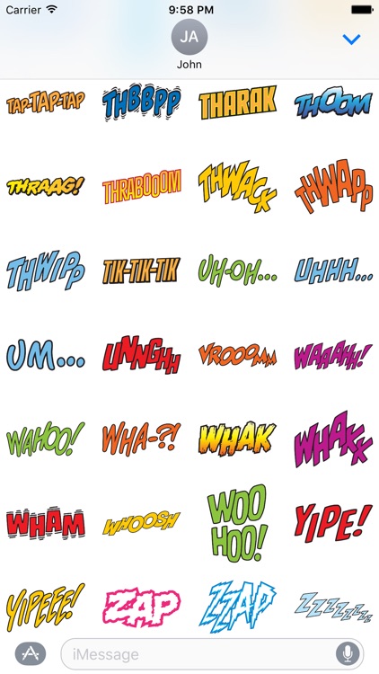 Comic Stickers Pack screenshot-3