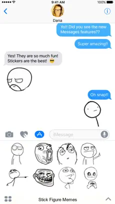 Imágen 1 Stick Figure Memes stickers by Johnnymcdonald1 iphone