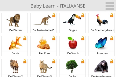 Baby Learn - ITALIAN screenshot 2