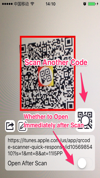 Screenshot #3 pour QRCode Scanner - Quick Response Code Reader Free