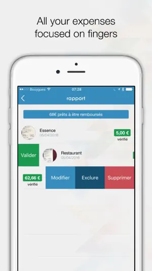 ONexpense - Expense report screenshot 2