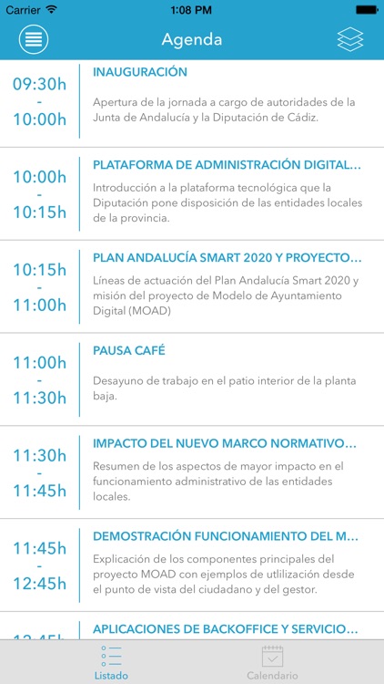 Jornada sobre plataforma tecnológica