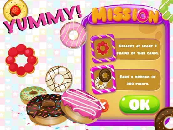 Screenshot #5 pour Cookie De Donut - Crush Dazzle Puzzle Match 4