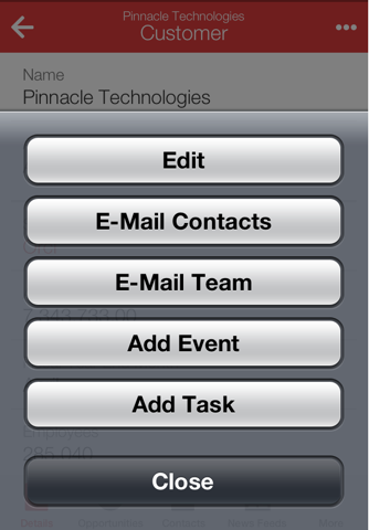 Oracle Sales Cloud Mobile screenshot 4