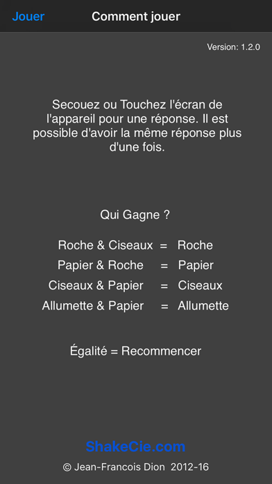 Screenshot #2 pour Roche Papier Ciseaux Allumette