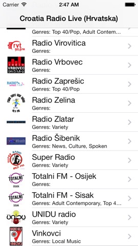 Croatia Radio Live Player (Hrvatska / hrvatski)のおすすめ画像2