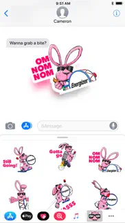 energizer bunny stickers iphone screenshot 3